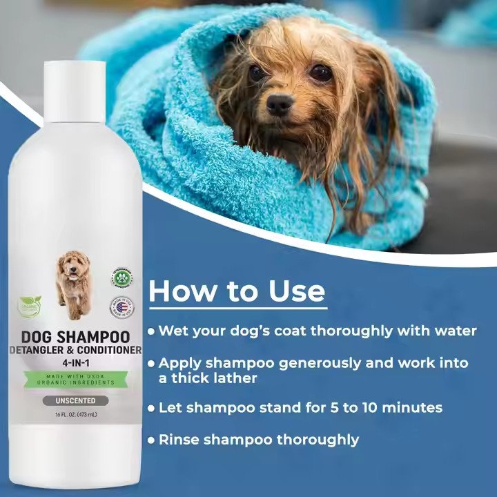 Pet 4 in 1 Unscented Shampoo