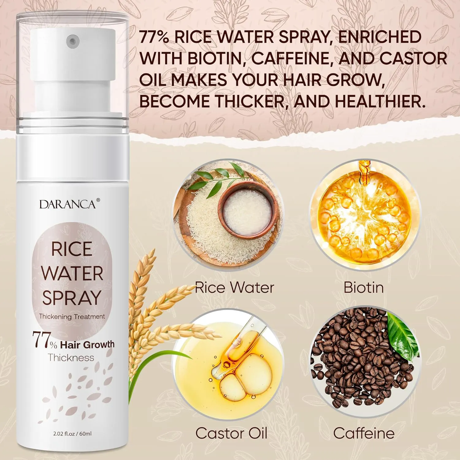 Rice Water Hair Spray