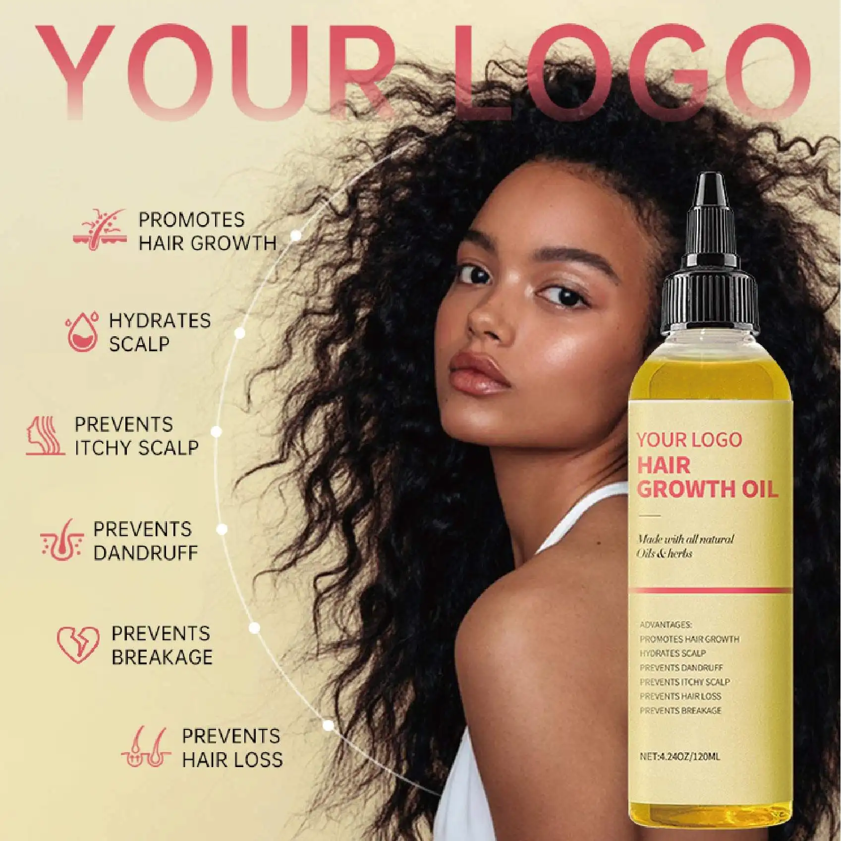 Hair treatment Growth Oil