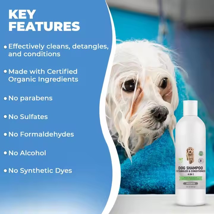 Pet 4 in 1 Unscented Shampoo