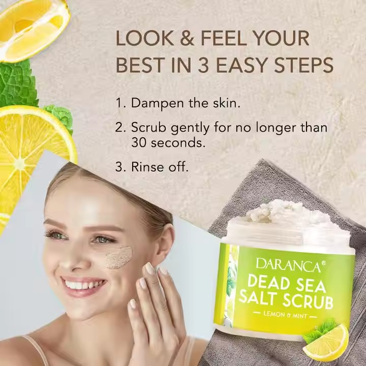Dead Sea Salt Lemon Body Scrub