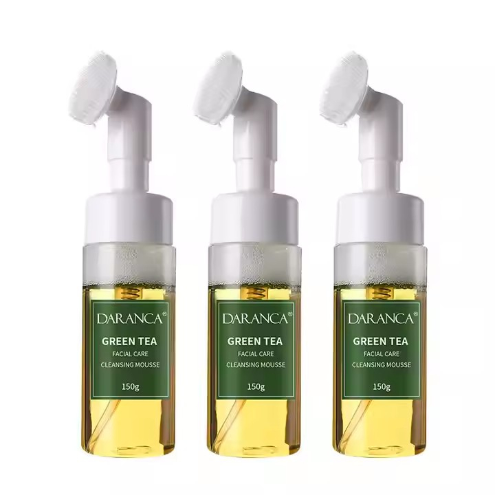 Green Tea Foaming Face Wash with Brush