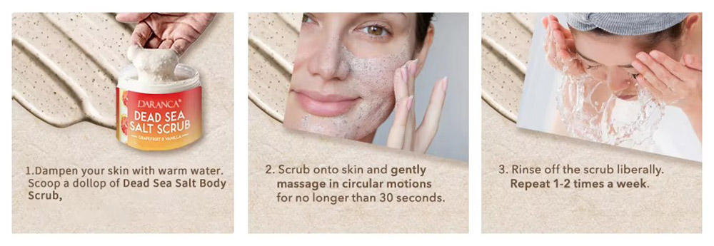 Dead Sea Salt Lemon Body Scrub