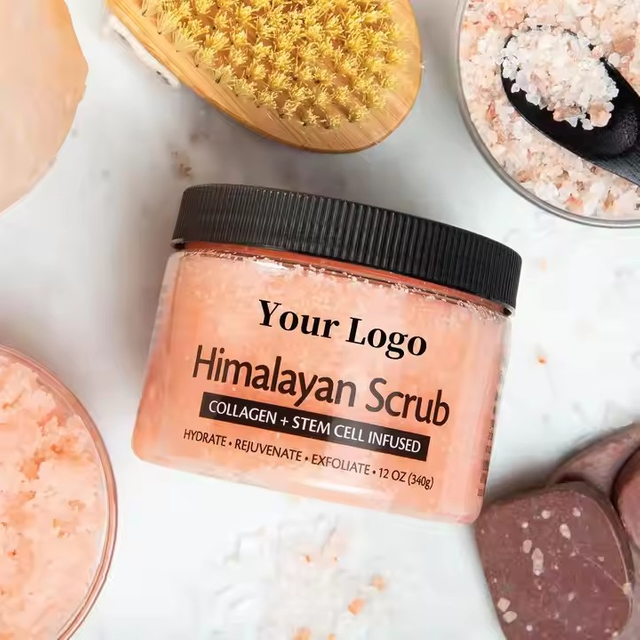 Himalayan Salt Body Scrub with Collagen