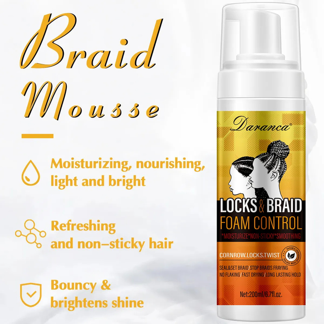 New Curl Hair And Braid Styling Mousse