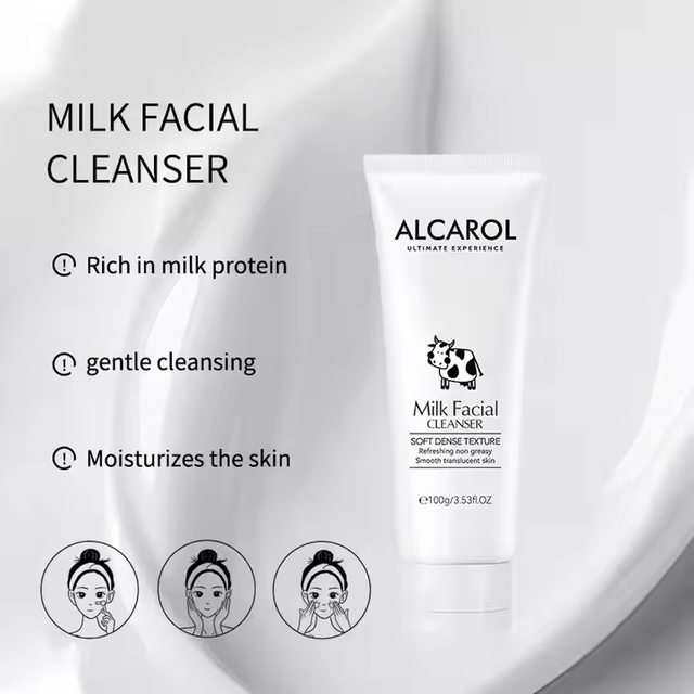 ALCAROL Milk Foaming Facial Cleanser