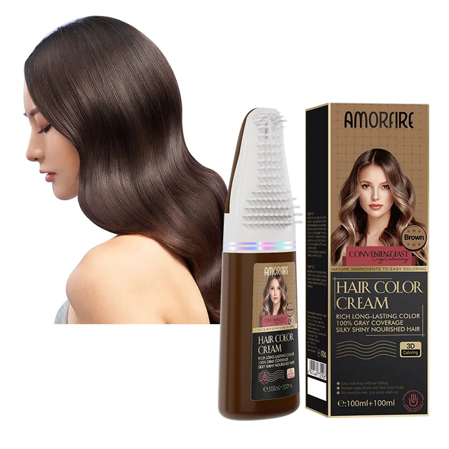 Organic Herban Extracts Brown Hair Dye Shampoo