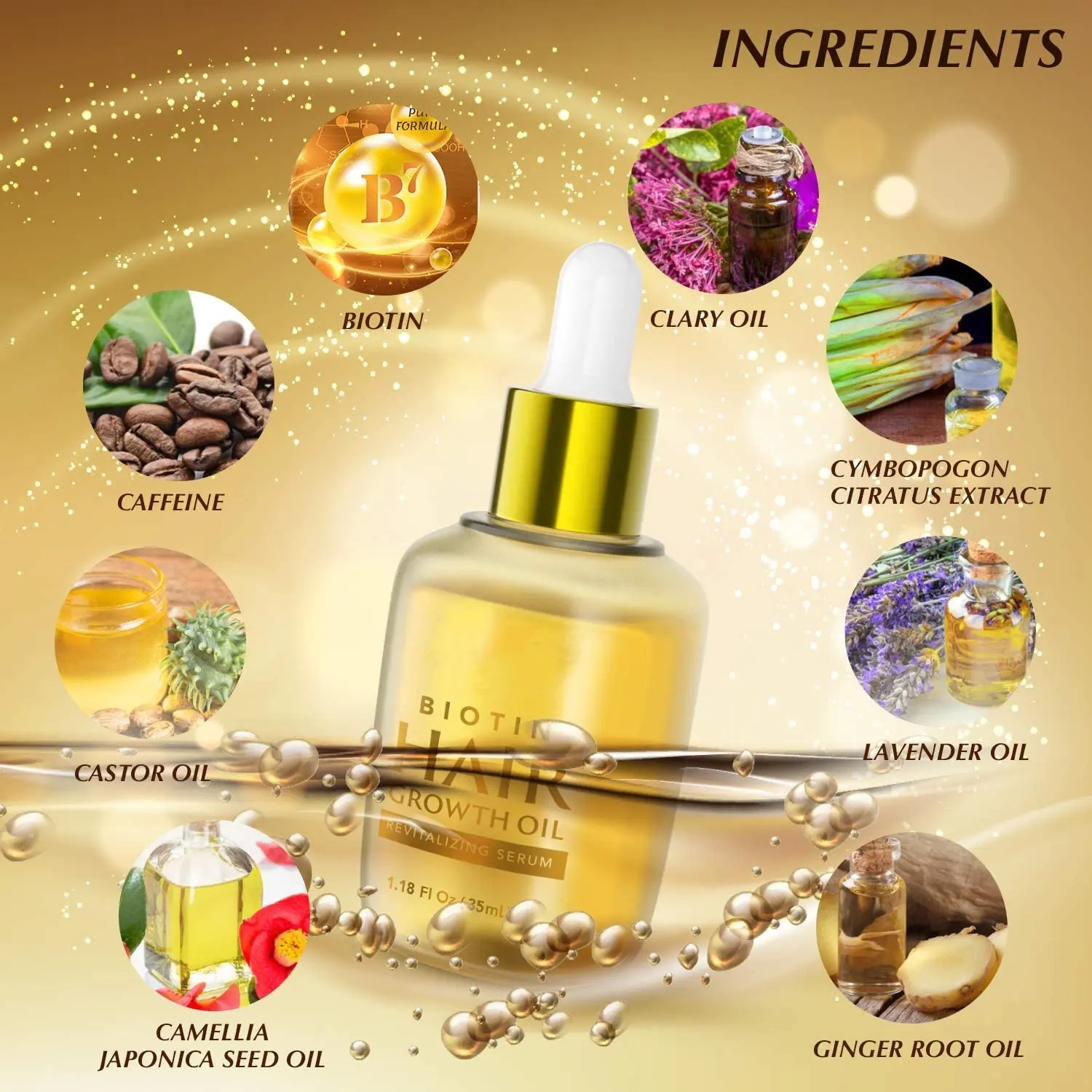 Biotin Hair Growth Oil Serum