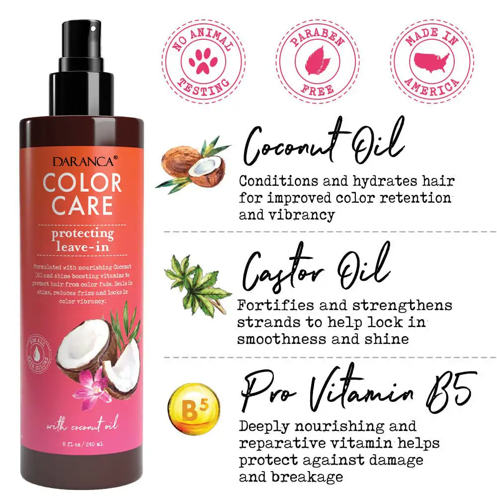 Natural Protein Moisturizing Hair Heat Protectant Spray