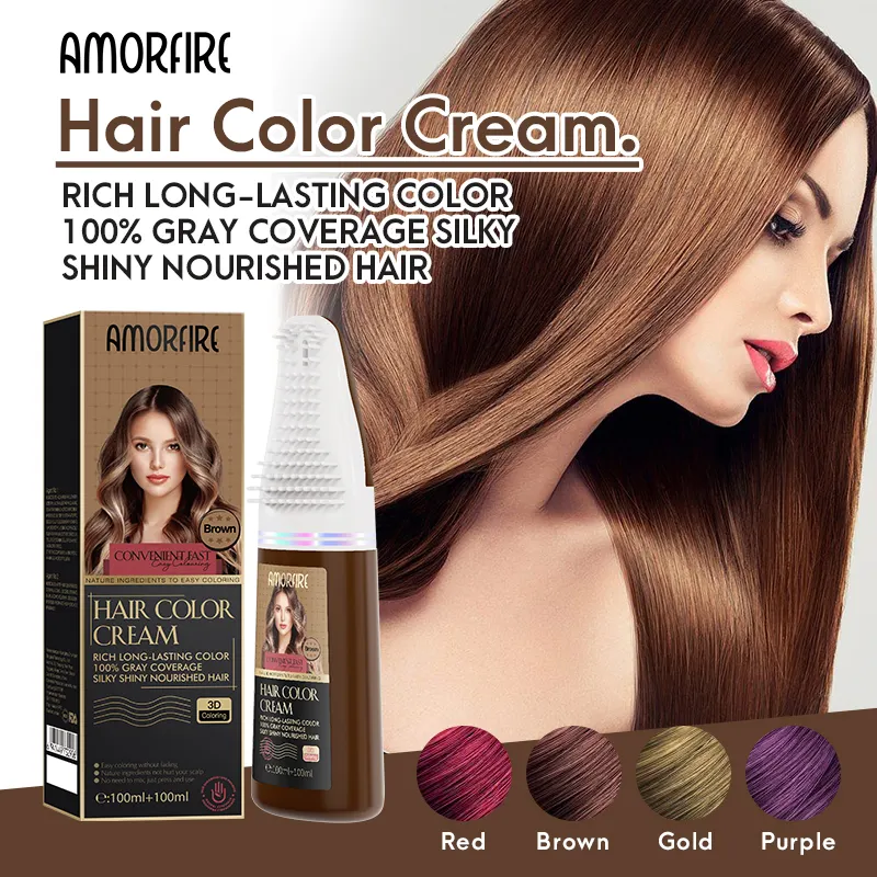 Organic Herban Extracts Brown Hair Dye Shampoo