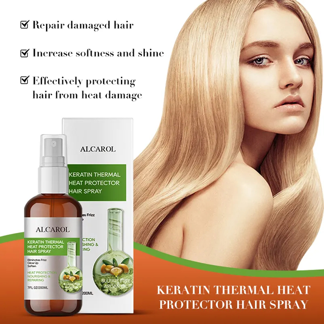 ALCAROL Keratin Thermal Heat Protector Hair Spray