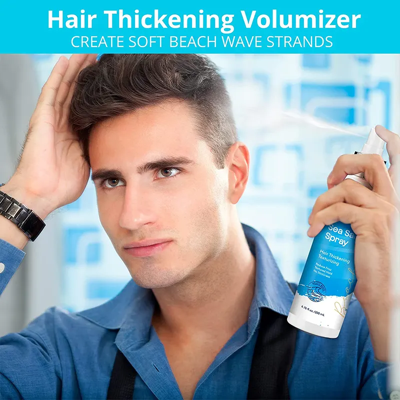 Natural Sea Salt Hair Spray For Beach Wave Hair