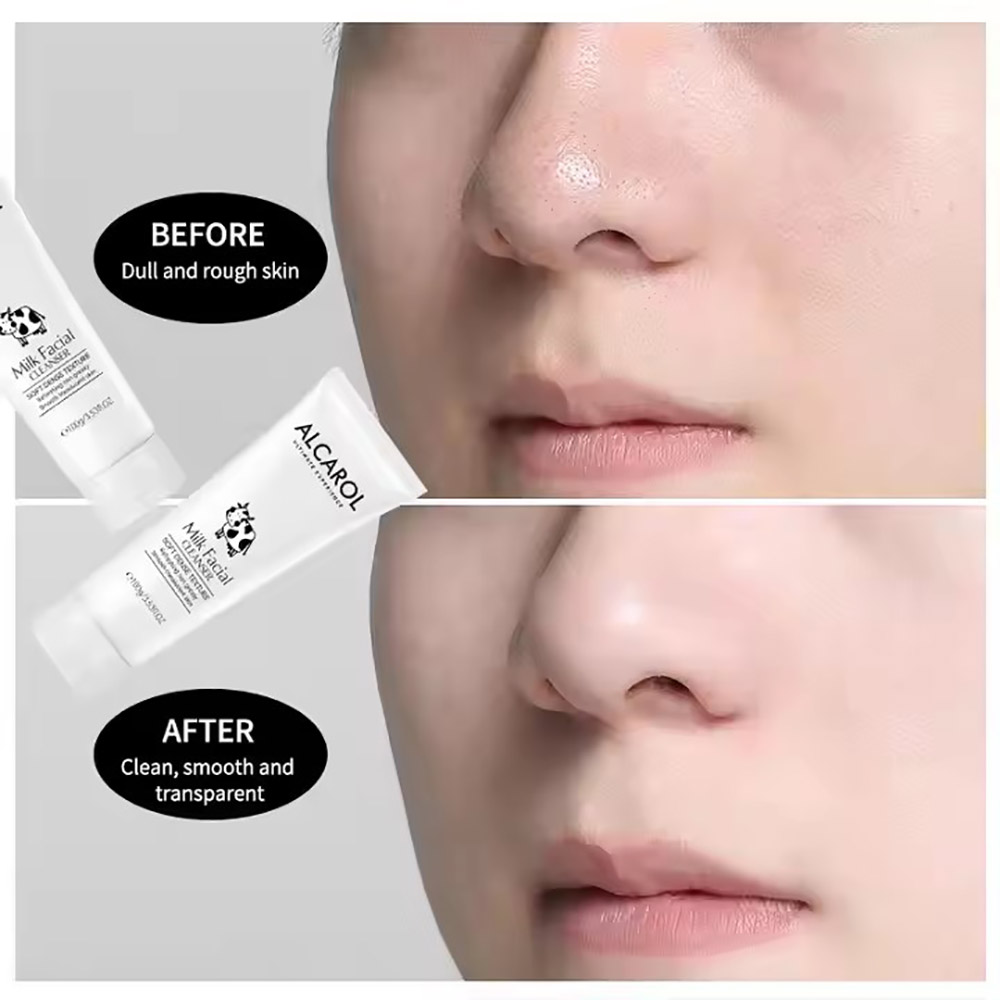 ALCAROL Milk Foaming Facial Cleanser