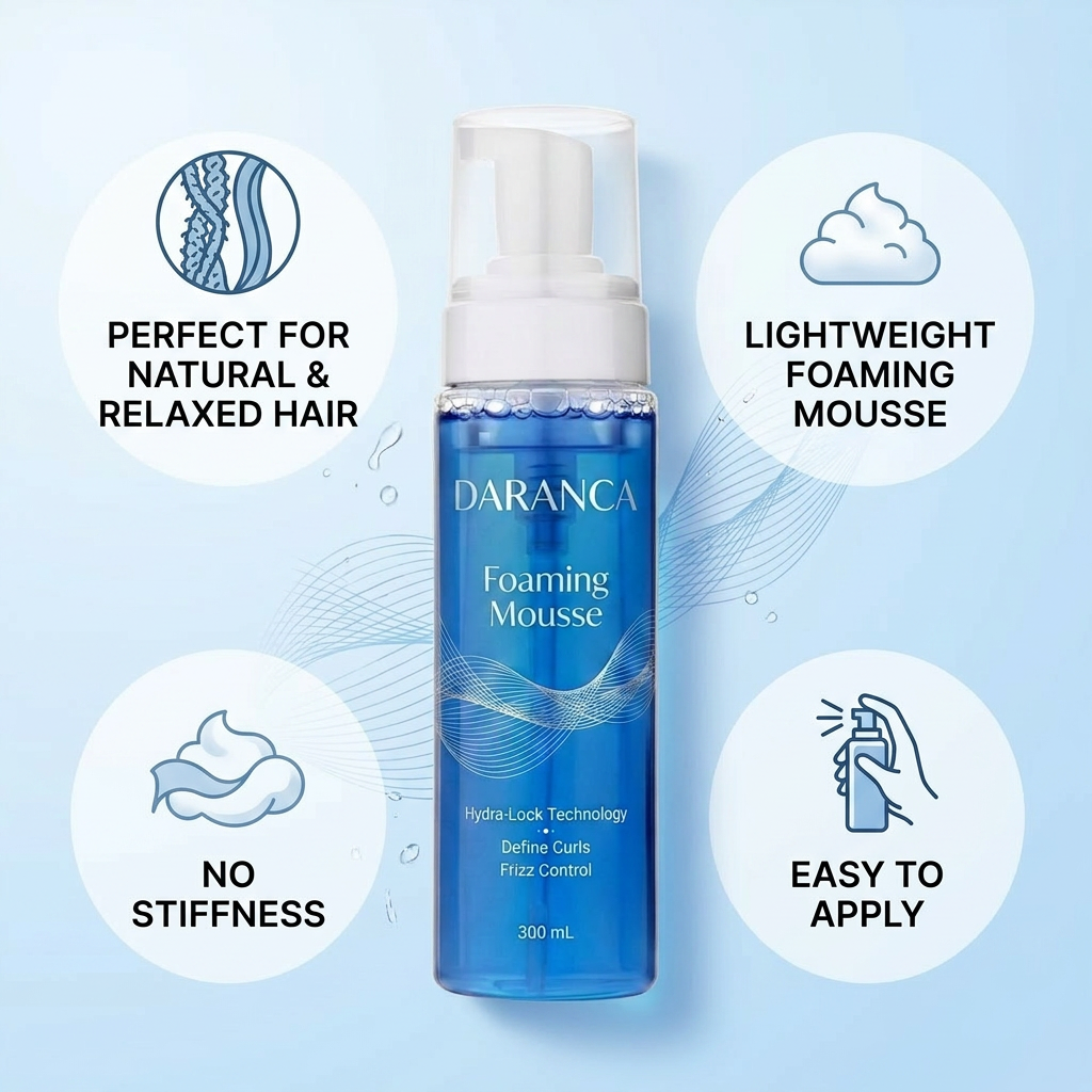 Curly Hair Styling Hair Foaming Mousse