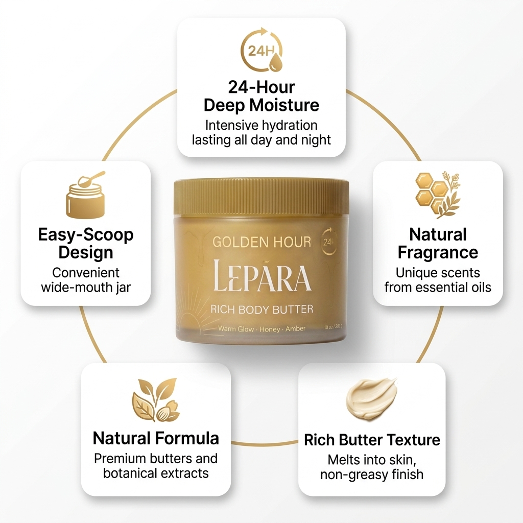 Fragrance Luxury Organic Whipped Scented Aromatherapy Body Butter