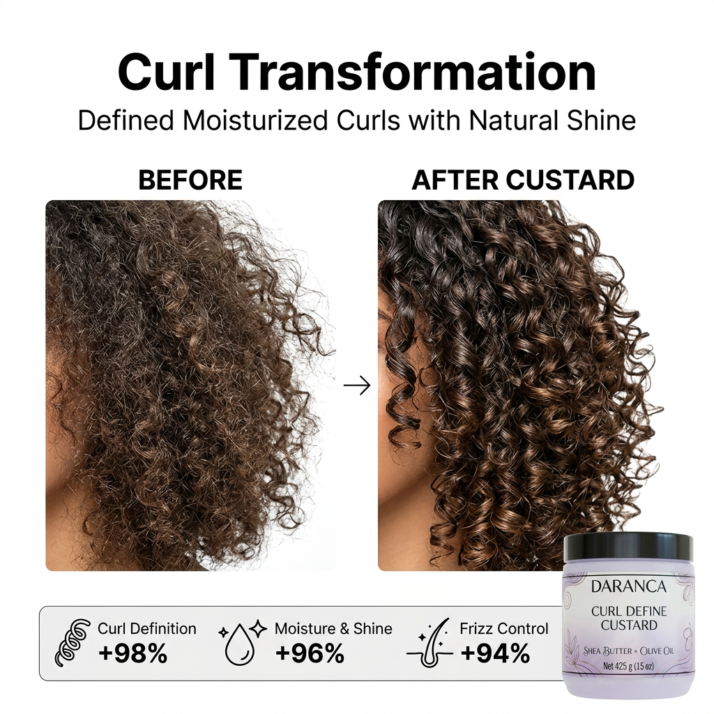 Shea Butter & Olive Oil Nourishing Curl Define Leave-In Curl Hair Cream