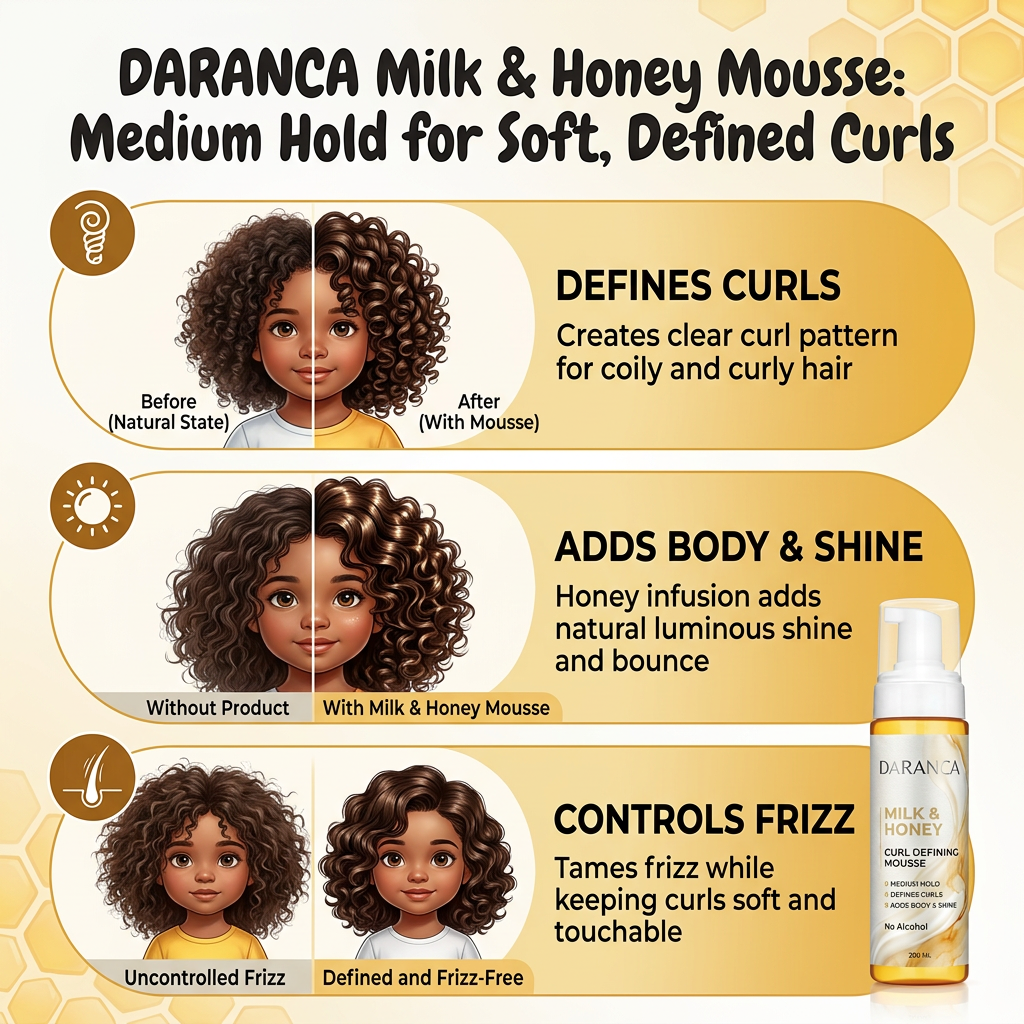 Moisturizing & Nourishing Curl Hair Mousse