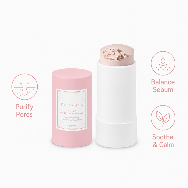 Custom Centella Asiatica Clay Mask Stick Kaolin Clay Himalayan Pink Deep Pore Purifying Control