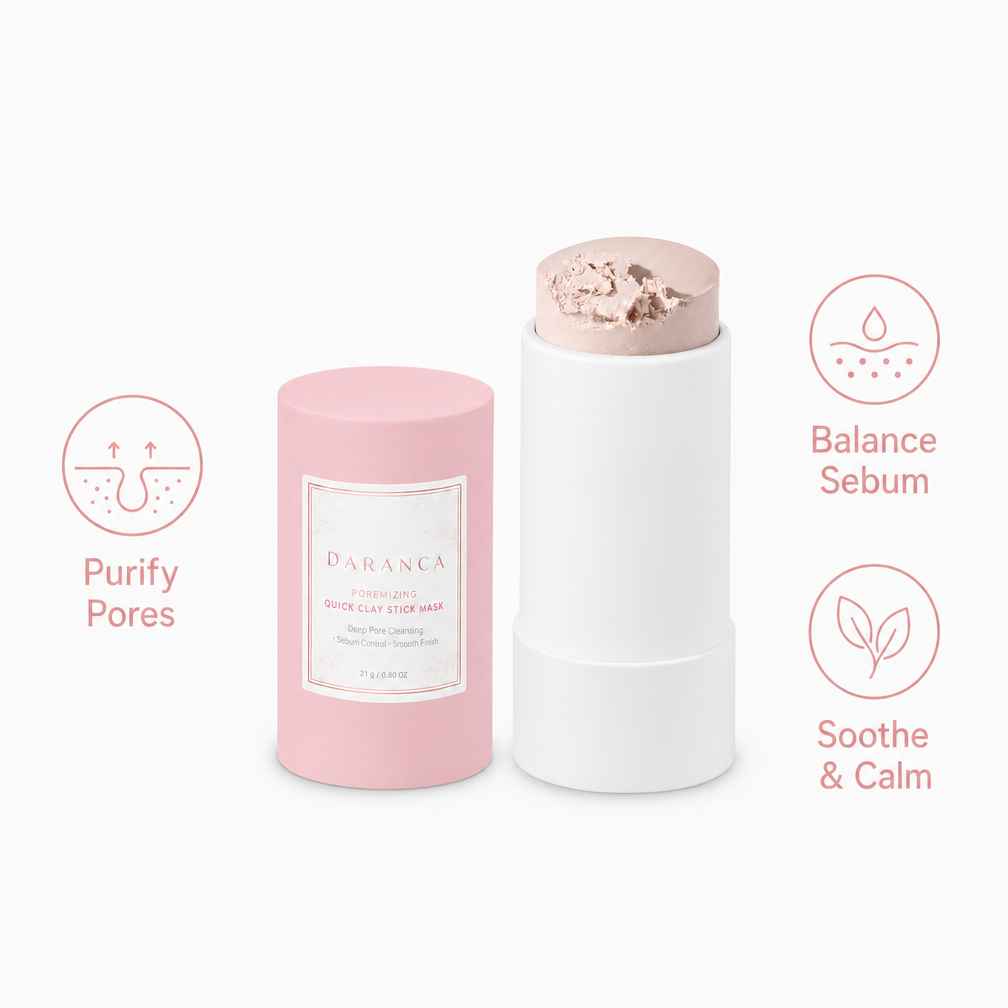 Custom Centella Asiatica Clay Mask Stick Kaolin Clay Himalayan Pink Deep Pore Purifying Control
