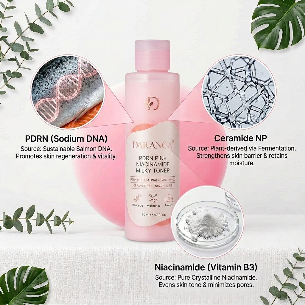 PDRN Pink Skin Care Facial Toner