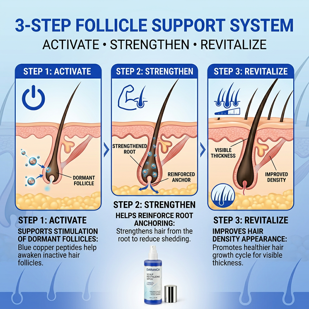 GHK-Cu Peptide Scalp Revitalizing Hair Growth Spray