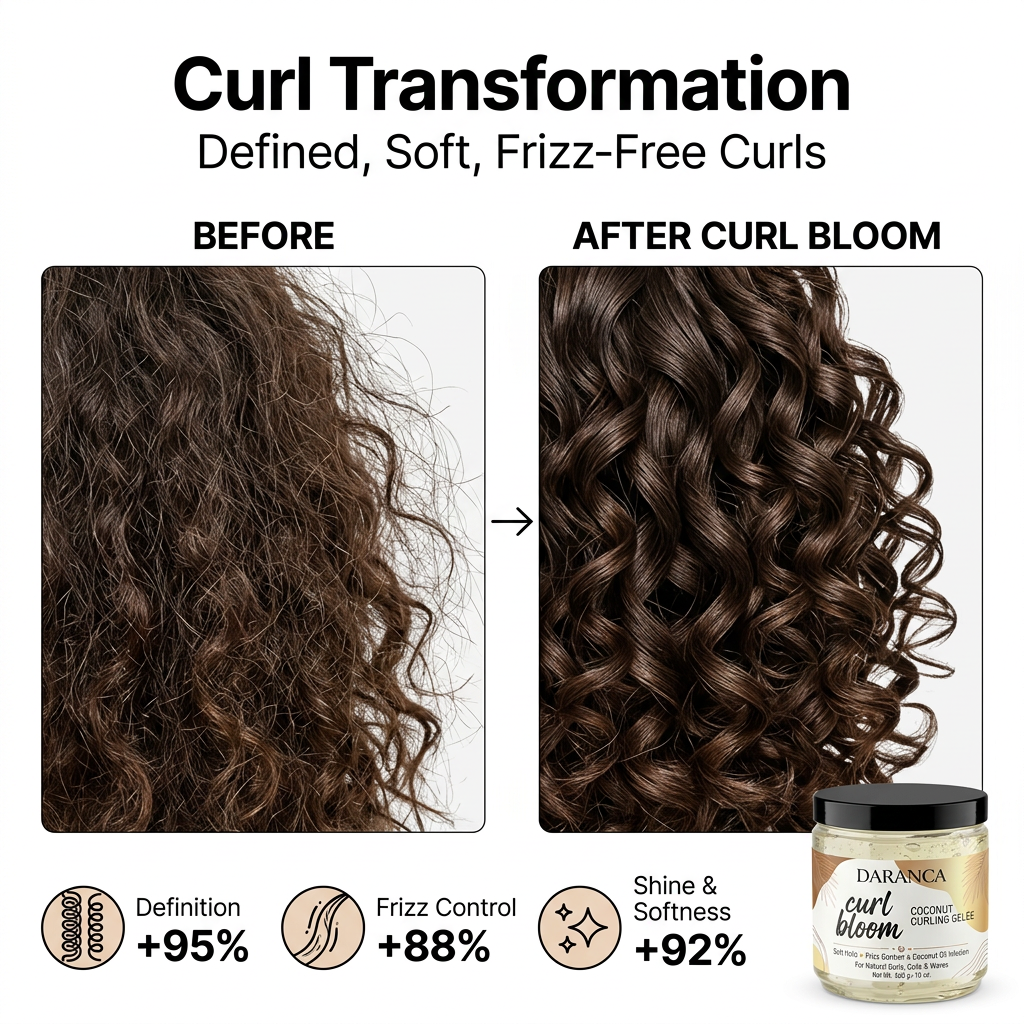 Daranca Curl Bloom Coconut Curling Gel&eacute;e 