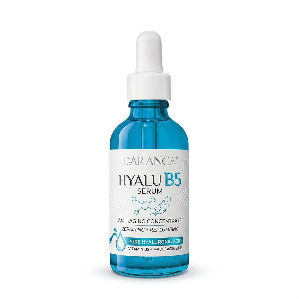 Hyaluronic Acid & Vitamin B5 Panthenol Deeply Hydrates Skin Face Serum