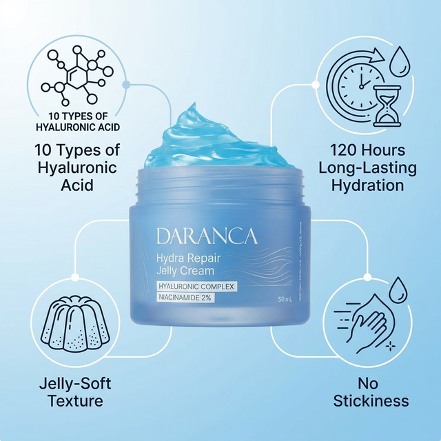 Maschera in crema gelatinosa Daranca Hydra Repair