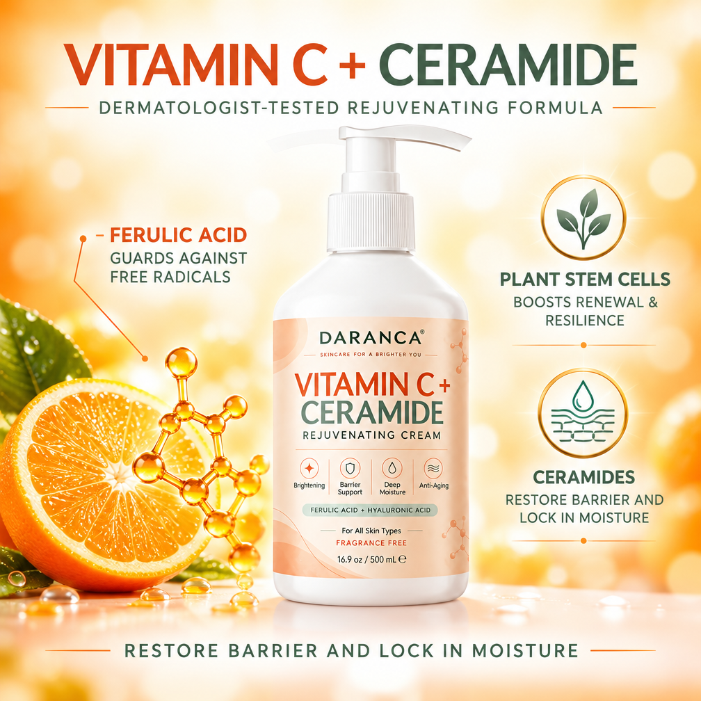 Daranca Vitamin C + Ceramide Rejuvenating Moisturizer Body Lotion