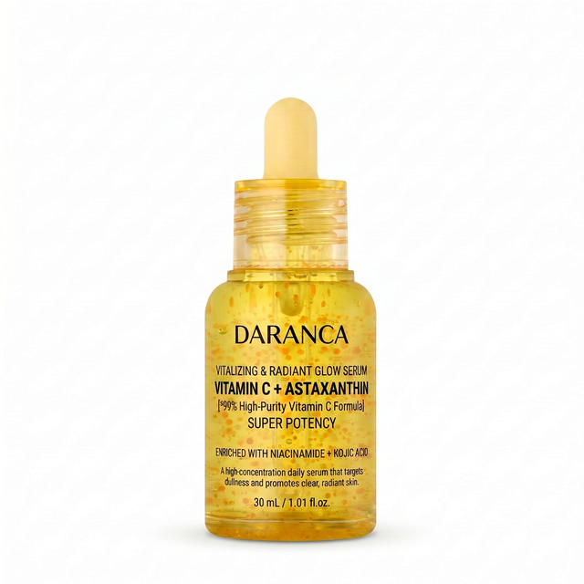 Custom Vitamin C Astaxanthin Vitalizing Glow Face Capsule Serum Niacinamide Kojic Acid Antioxidant Brightening