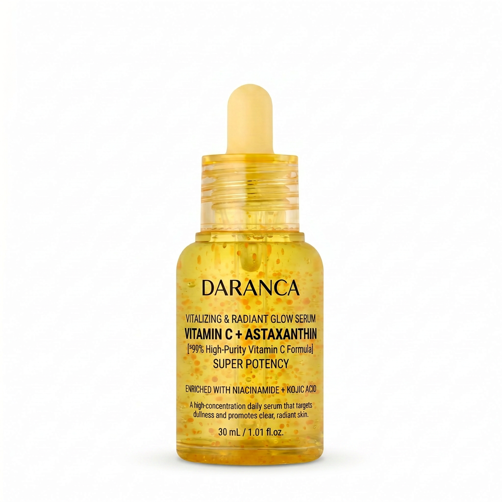 Custom Vitamin C Astaxanthin Vitalizing Glow Face Capsule Serum Niacinamide Kojic Acid Antioxidant Brightening