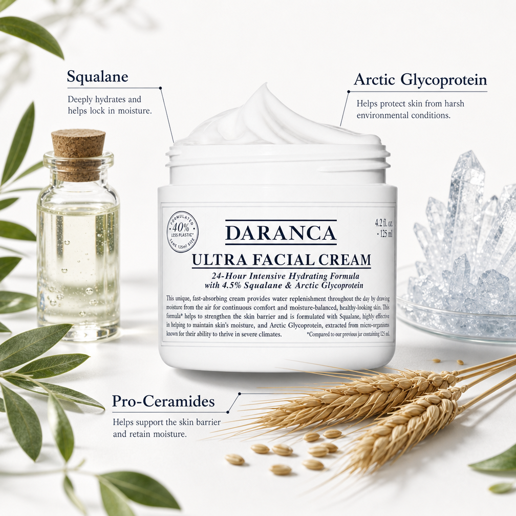 Wholesale Custom DARANCA Ultra Face Cream 4.5% Squalane Barrier Repair Moisturizer 125ml