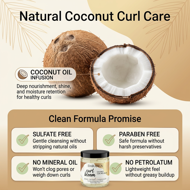 Daranca Curl Bloom Coconut Curling Gel&eacute;e 