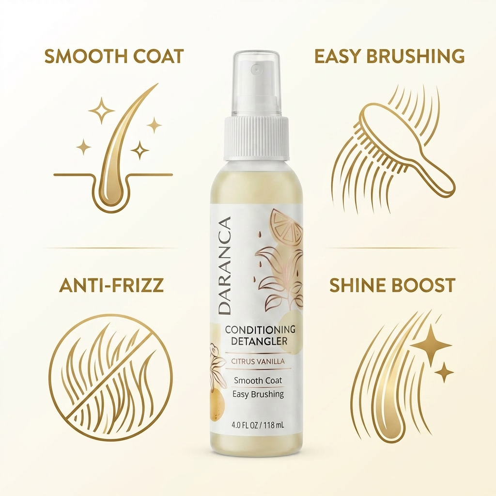 Vanilla Leave-In Conditioning Smooth Coat Detangler Hair Spray