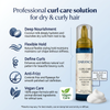 Curly Hair Styling Coconut Milk Nourishing Foam Mousse