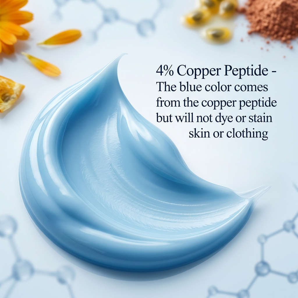 Blue Copper Peptide GHK-Cu Repair Face Cream
