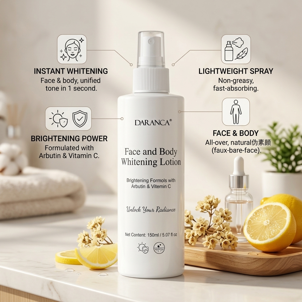 Face and Body Whitening Lotion Spray