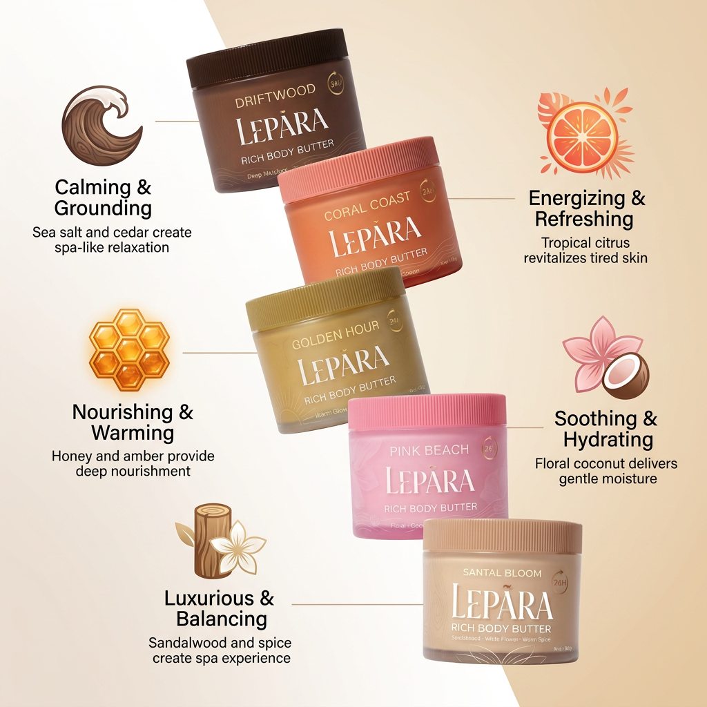 Fragrance Luxury Organic Whipped Scented Aromatherapy Body Butter