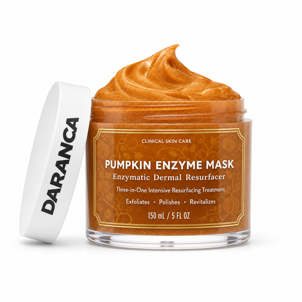 DARANCA 3-in-1 Pumpkin Enzyme Face Mask Polish Brightening Skin Revitalizing Treatment Facial