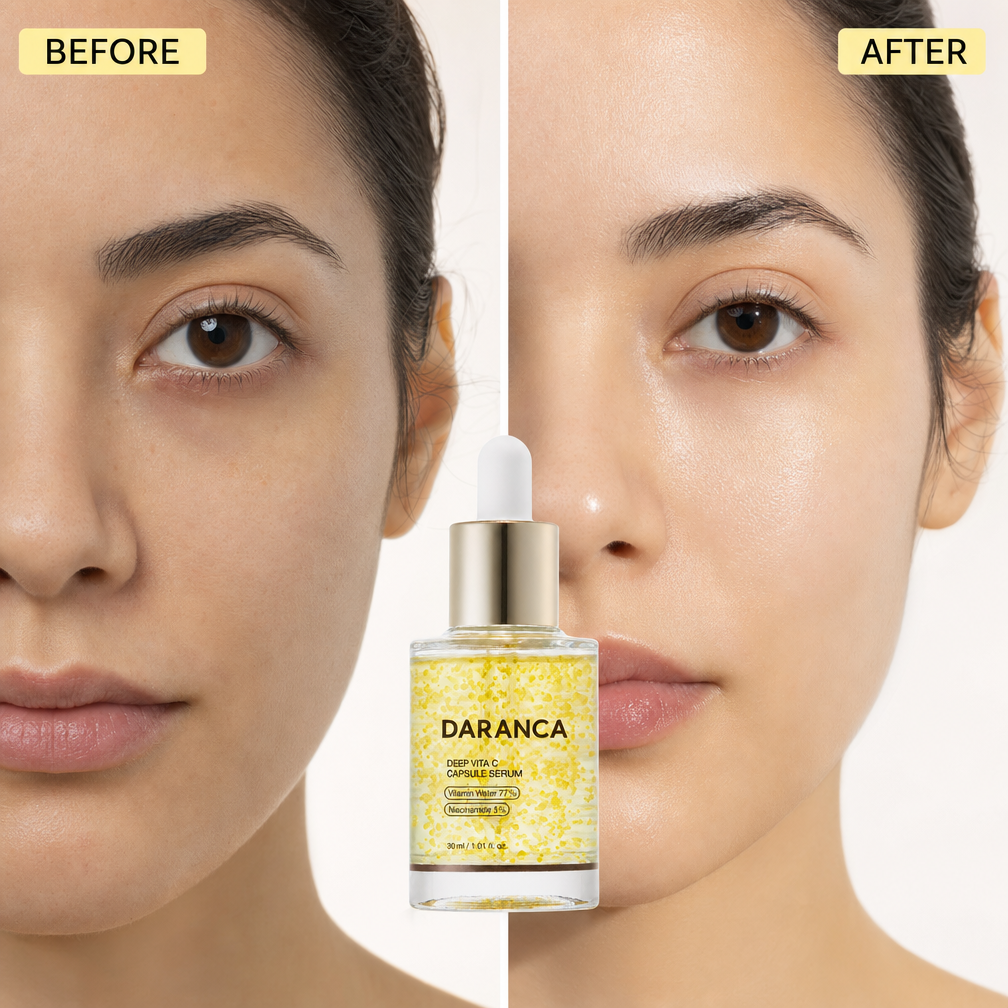 DARANCA OEM Deep Vita C Capsule Face Serum 5% Niacinamide Brightening Glow Facial Serum 30ml