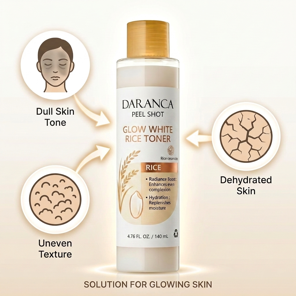 Rice Facial Toner Skin Care Glow Water