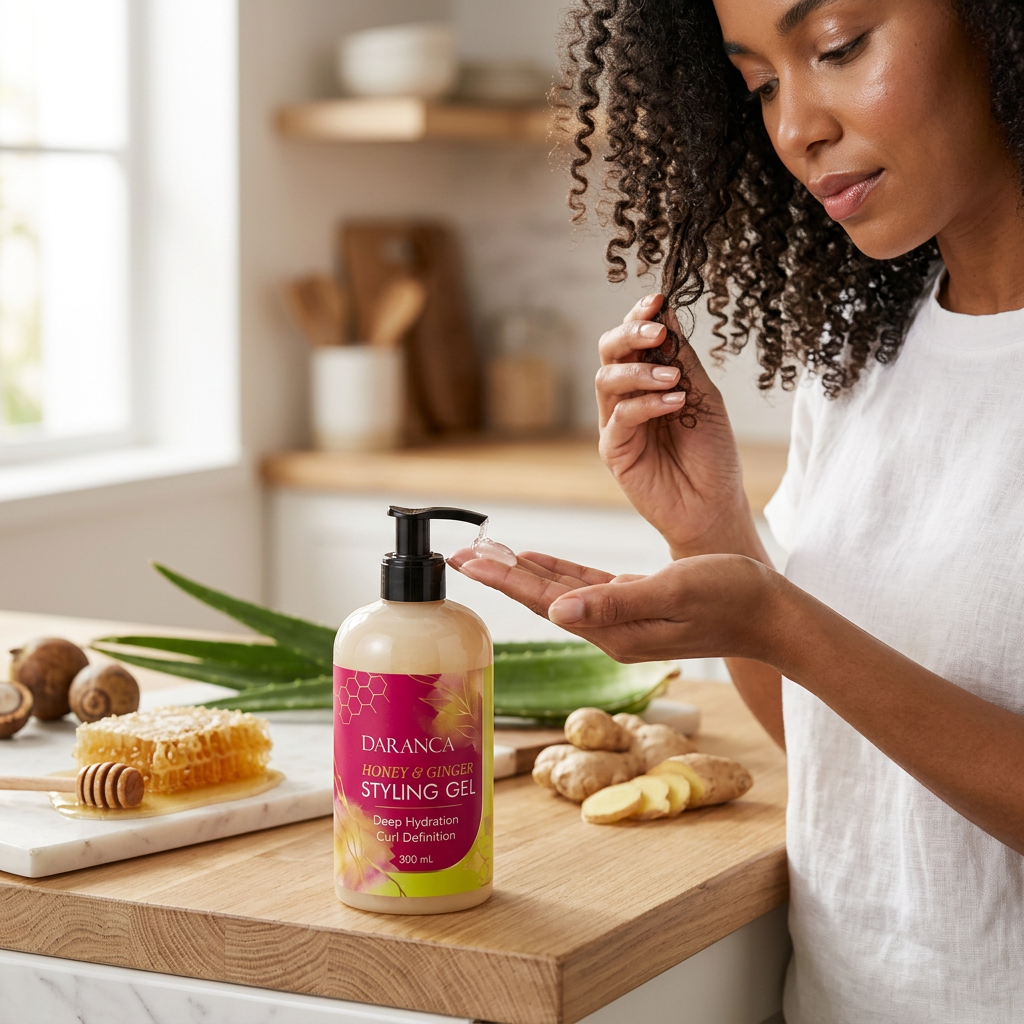 Ginger & Honey Curl Styling Hair Gel