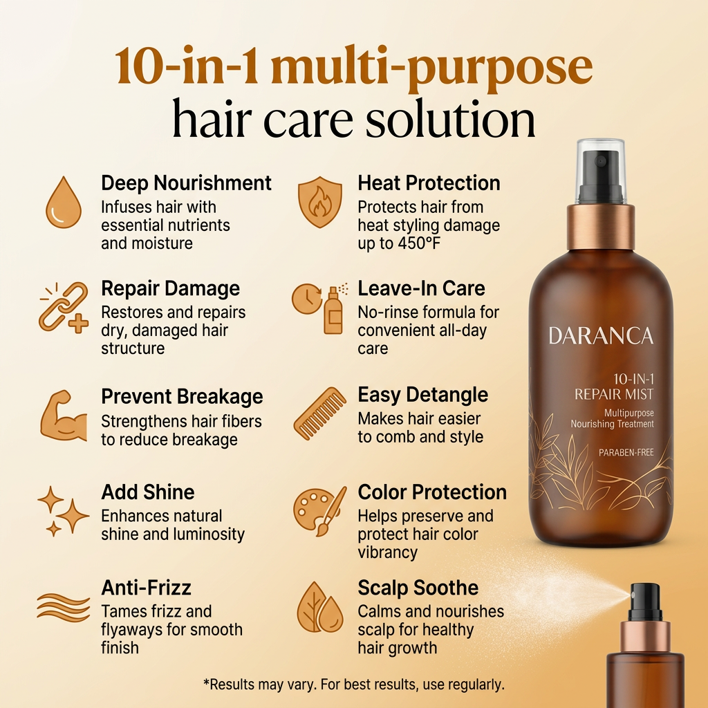 10-in-1 Nourishing Leave-In 10-in-1 Repair Hair Mist Spray