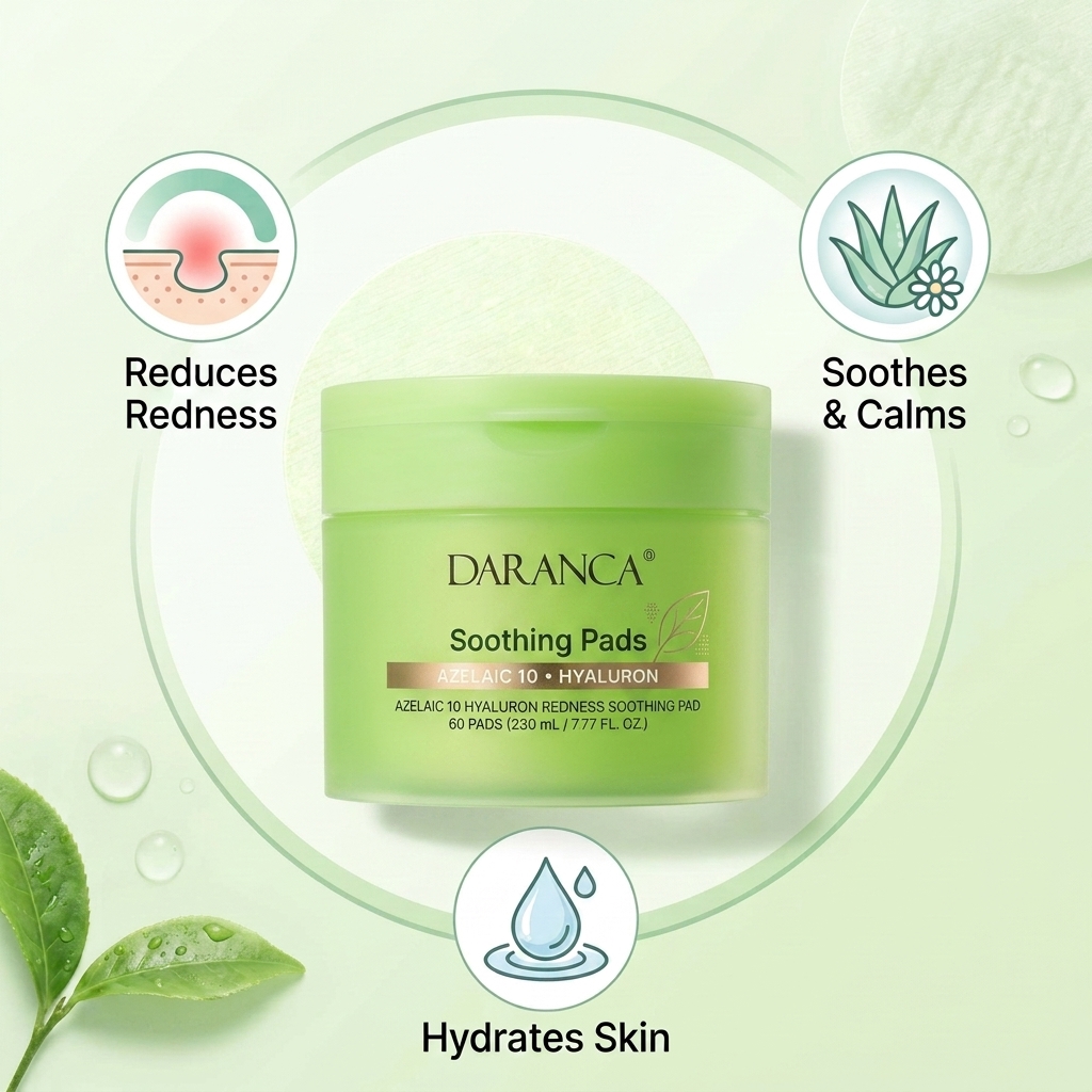 Azelaic Acid Soothing Facial Toner Pad