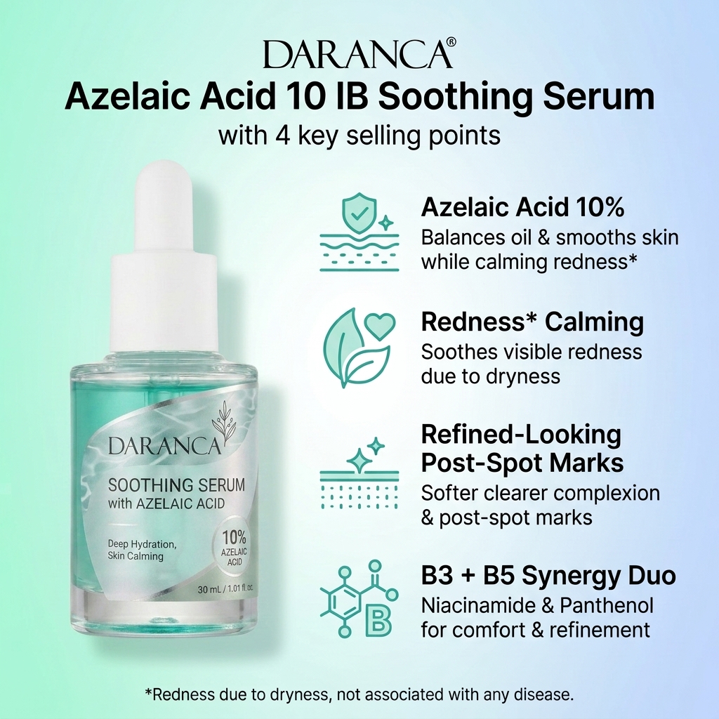 10% Azelaic Acid Soothing Facial Care Serum 30ml