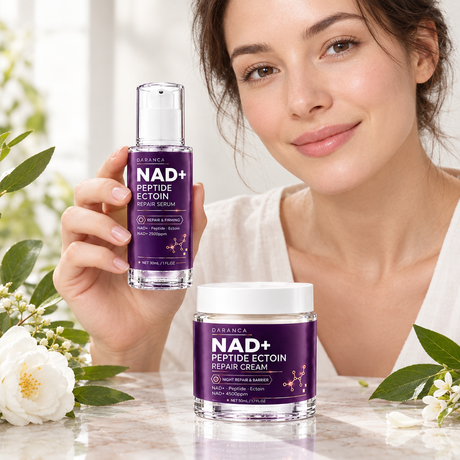 Daranca NAD+ Peptide Ectoin Full Skincare Set, Anti-Aging Repair & Hydrating Facial Skin Care Kit
