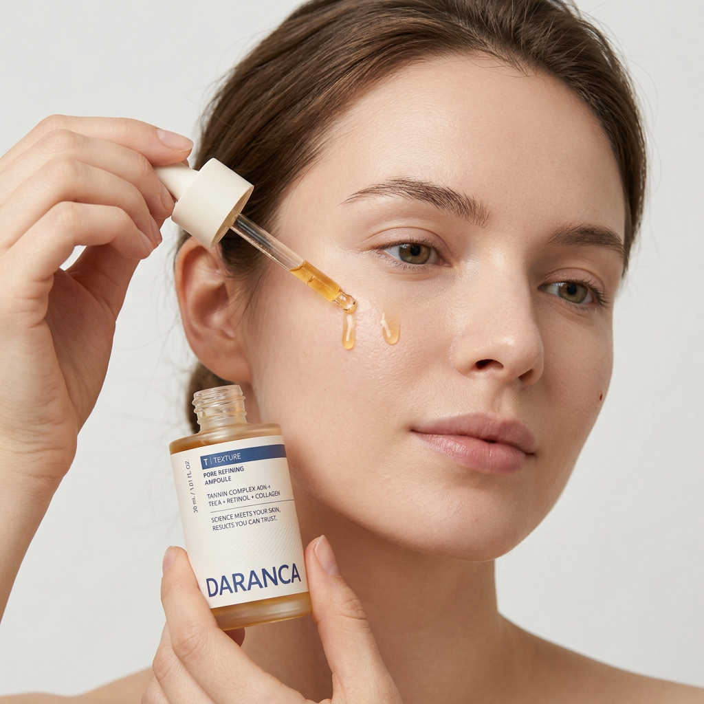 DARANCA Pore Refining Ampoule 40% Tannin Complex Retinol Smooth Face Serum 30ml Manufacturers