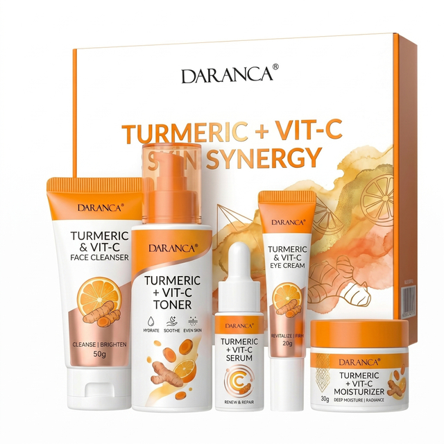 Turmeric Vitamin C Kojic Acid Anti Aging Skin Care Set