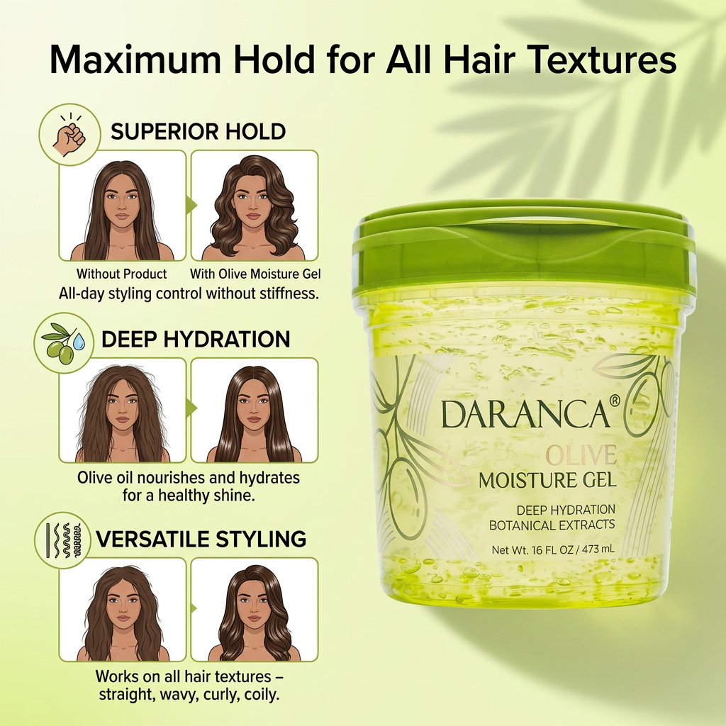 Olive Oil Curl Hair Product Deep Moisturizing Hydrating Gel