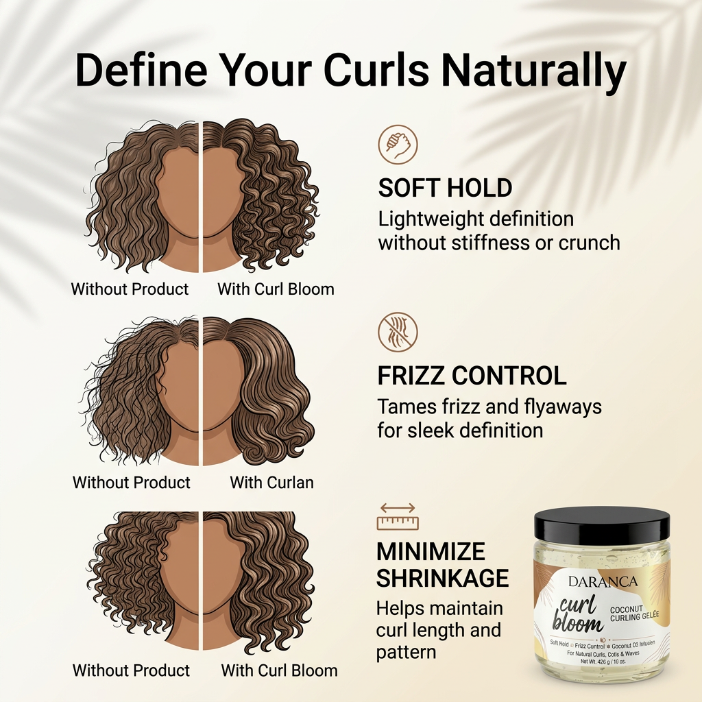 Daranca Curl Bloom Coconut Curling Gel&eacute;e 